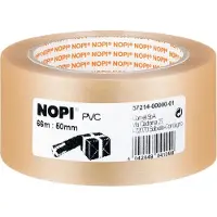 NOPI PVC Packband 57214, transparent, 50 mm, 6 Rollen