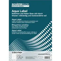 Schäfer Shop Wasserlösliche Etiketten HydroClean, 70,0 x 38,1 mm