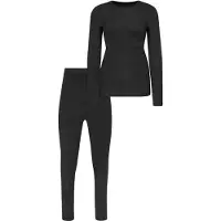 Normani Merino Unterwäsche Umstandsmode Set- Langarm-Shirt und Unterhose - 8795