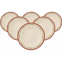 Villeroy & Boch Speiseteller "Speiseteller Sternschnuppe Winter Bakery Delight ø 27,4 cm 6er Set bunt"