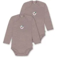 Normani 2er Pack Baby Merino Body Langarm „Auckland" - 9377