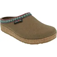Iesse Schuh HAFLINGER Franzl Clogs Bequem und wärmend, Anatomisch geformtes Fußbett, Rutschfeste Sohle