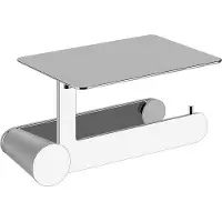 Gessi Cono WC-Papierrollenhalter für Wandmontage mit Decke, 45449