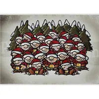 Pappnoptikum Der Wichtelschlitzer – morbider Papier-Adventskalender, 38x27cm