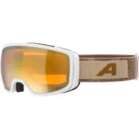Alpina Skibrille Bivio Q-Lite Unisex White/Earth Matt