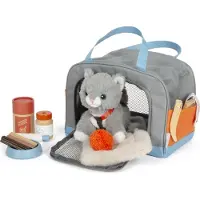 Small Foot Katze mit Tasche und Pflegeset