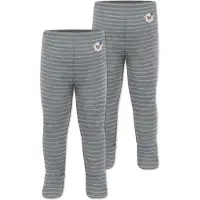 Normani 2er Pack Baby Merino Hose mit Füssen - 9537