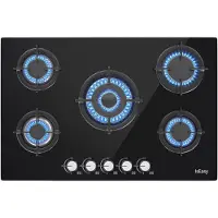 IsEasy Mgbg-775 77 Cm Gasglasplatte 5 Brennern