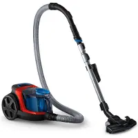 Philips PowerPro Compact Staubsauger ohne Beutel, 900 W, rot (FC9330/09)