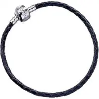 GED Harry Potter Black Leather Charm Bracelet 21cm