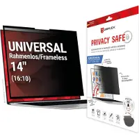 Displex Displayschutzfolie "Privacy Safe", schwarz, B:27cm H:0,5cm T:40,5mm, Displayfolien, universal, 16:10, Blickschutzfolie, Schutzfolie, Bildschirmschutz, Displayschutzfolie