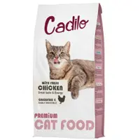 Cadilo Adult w/Fresh Chicken - Premium getreidefreies Katzenfutter | 2 x 7 kg