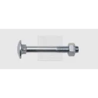 Swg 4009155711706 Flachrundkopfschrauben M6 20 mm Außensechskant DIN 603 Stahl verzinkt 200 St.