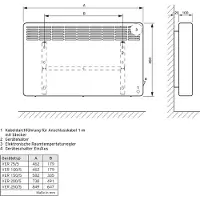 Vaillant VER 150/5 Wandkonvektor 1500W