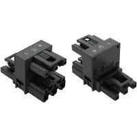 Wago h-Verteiler;3-polig;Kod. A;schwarz 770-635
