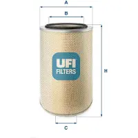 Ufi Luftfilter 27.544.00