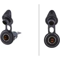 Hella Steckdose Einbausteckdose 2- m. 2 Flachsteckverbinder