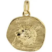 Trendor 08725-08 Sternzeichen-Anhänger Löwe 333 Gold 16 mm