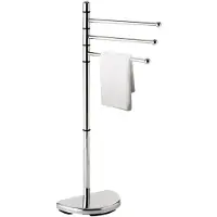 Gedy accessoires - staande handdoekhouder, chroom