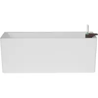 Artevasi Jardinière Rimini - - 20 x 51 x H 20 cm - 17 L - Weiß