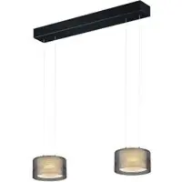 BANKAMP Grand Groove 2244 flex LED-Pendelleuchte 2-flammig