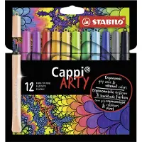 Stabilo Filzstifte - Cappi Arty - 12 st. - Mehrfarbig - - One Size - Filzstifte