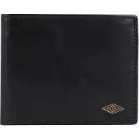 Fossil Leder Geldbörse Ryan Bifold with Flip ID RFID Black schwarz