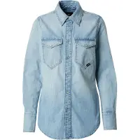 G-Star Slim Western Hemd - Hellblau - Damen - S