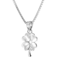 Trendor 41687 Kinder-Halskette Silber 925 Collier mit Glücksbringer