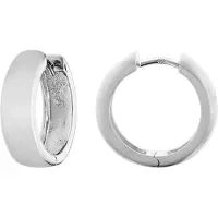 Trendor 41583 Ohrringe für Damen und Herren 925 Silber Creolen Ø 18 mm
