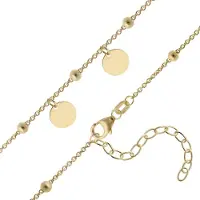 Trendor 15874 Damen-Kette 925 Silber Vergoldet Fantasie Collier