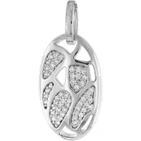Trendor 80210 Zirkonia Anhänger Silber