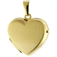 Trendor 51092 Medaillon Herz Anhänger Gold 333 / 8K