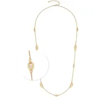 Leonardo 024296 Damen-Kette Herma Goldfarben