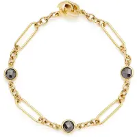 Leonardo 024440 Damenarmband Delica Goldfarben Clip&Mix