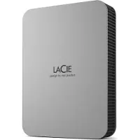 LaCie Mobile Drive (2022), 4 TB, 2.5", 3.2 Gen 1 (3.1 Gen 1), Silber