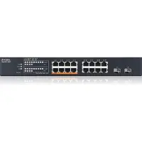 Zyxel XMG1915-18EP, Managed, L2, 2.5G Ethernet (100/1000/2500), Power over Ethernet (PoE), Rack-Einbau