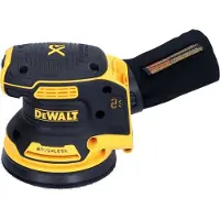 DeWalt DCW 210 N Akku Exzenterschleifer 18 V 125 mm Brushless Solo + 4x Toolbrothers SPIDER Netzschleifmittel Set