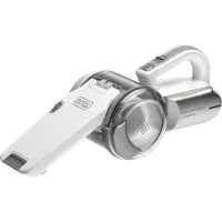 Black & Decker PV1820L Dustbuster Pivot Akku Handstaubsauger Weiß/Silber