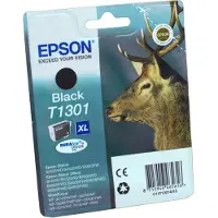 Epson Stag T1301 Hirsch DURABrite Ultra Single Black Tinte, Hohe (XL-) Ausbeute, Schwarz, Tinte auf Pigmentbasis, 25,4 ml, 25,4 ml, 1 Stück(e)