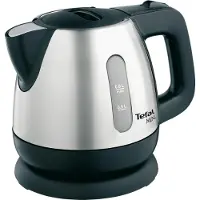 Tefal Mini BI8125, 0,8 l, 2200 W, Schwarz, Edelstahl, Wasserstandsanzeige, Drahtlos