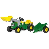 Rolly Toys Trettraktor mit Lader und Anhänger John Deere