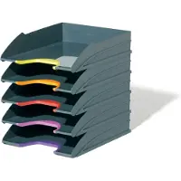 Durable Ablagekorb Varicolor, DIN C4, Kunststoff, 5 Stück