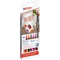 Edding - Edding 4200 Porcelain Pens 6 pcs. Warm Colors - (706791)