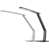 Hansa - Styro LED-Tischleuchte Vario Plus, 10 W, 620 lm, 2700-6400 K, höhenverstell-/dreh-/neigbar, USB-Ladefunktion, stufenlos dimmbar, anthrazit