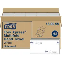 Tork Xpress Multifold Handtuch 2Lgs Weiß 21x24 cm ds bis 4740 Stück (20x237)
