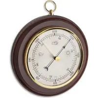 TFA-Dostmann TFA 29.4001 Analoges Barometer aus Nussbaum