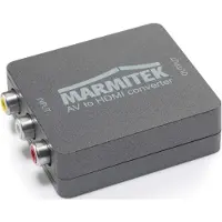 Marmitek RCA auf HDMI Konverter - Connect AH31-1080p Full HD - Keine Software notwendig - Composite - SCART - PAL - NTSC - AV HDMI Adapter - Schließen Sie alte Geräte an Neue Fernseher an