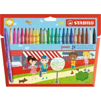 Stabilo Filzstifte - Power - 24 st. - Mehrfarbig - - One Size - Filzstifte