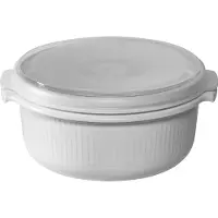 EMSA Micro Family Mikrowellentopf, Weiß, 1,5 L, 450151200